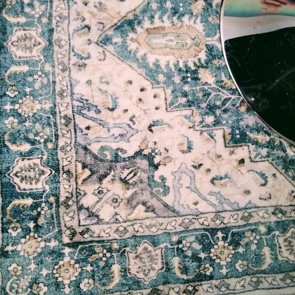 Persian Vintage Floor Mat, Boho Tribal Area Rug Stain Resistant SIZE 2x3 - Picture 8 of 10